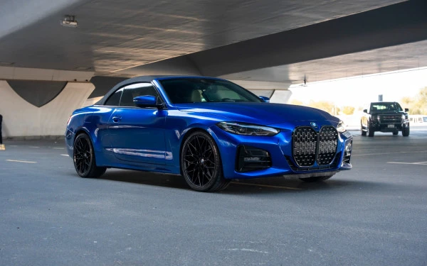  Blue BMW 430i cabrio Photo 4