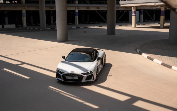  Weiß Audi R8 Spyder Photo 12