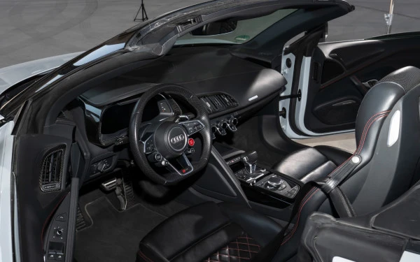  Weiß Audi R8 Spyder Photo 13