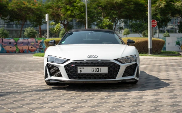  Weiß Audi R8 Spyder Photo 17