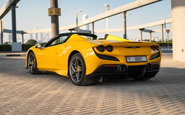  Yellow Ferrari F8 Tributo Spider Photo 3